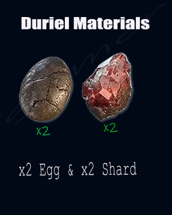 Duriel Admission (x2 Egg &amp; x2 Shard) HC